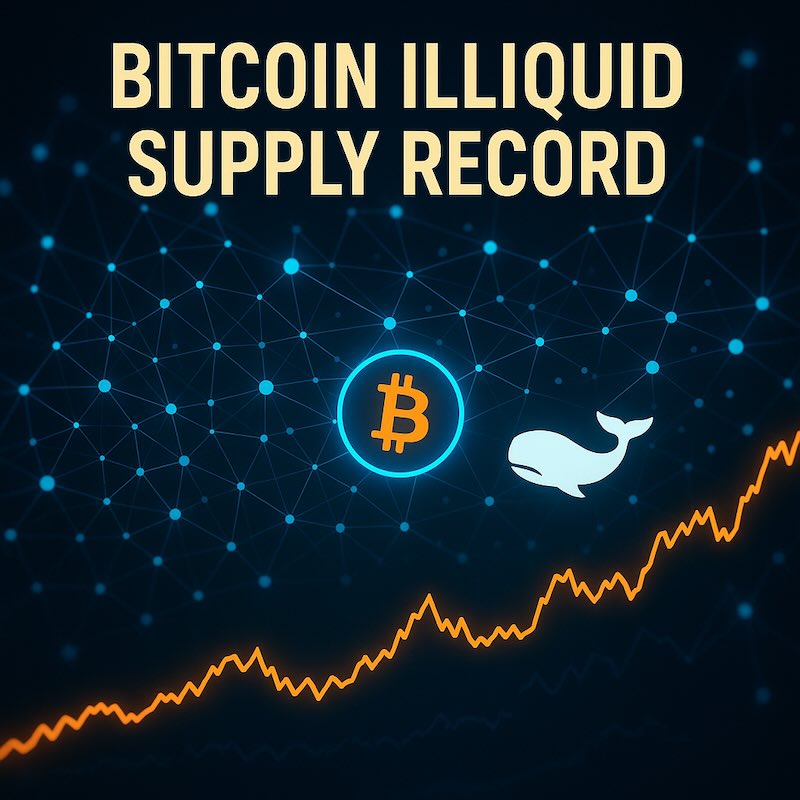 Bitcoin Whales Drive Massive Surge: Illiquid Supply Reaches $1.4 Billion